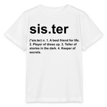 sister - T-shirt bio MINI CREATOR Stanley/Stella Enfant - blanc - Devant - Maike (125cm)