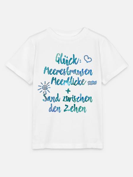 Meer Meeresrauschen Meerblick originell Spruch - Stanley/Stella Kinder T-Shirt MINI CREATOR  - Weiß