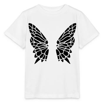 Fluegel vom Schmetterling - Stanley/Stella Kinder T-Shirt MINI CREATOR  - Weiß - Vorne - Maike (125cm)