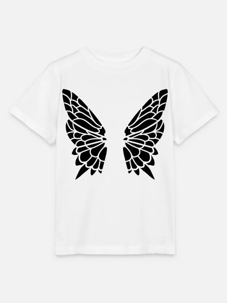 Fluegel vom Schmetterling - Stanley/Stella Kinder T-Shirt MINI CREATOR  - Weiß
