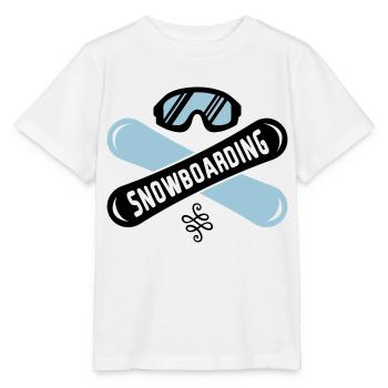 snowboarding boards - Stanley/Stella Kinder T-Shirt MINI CREATOR  - Weiß - Vorne - Maike (125cm)