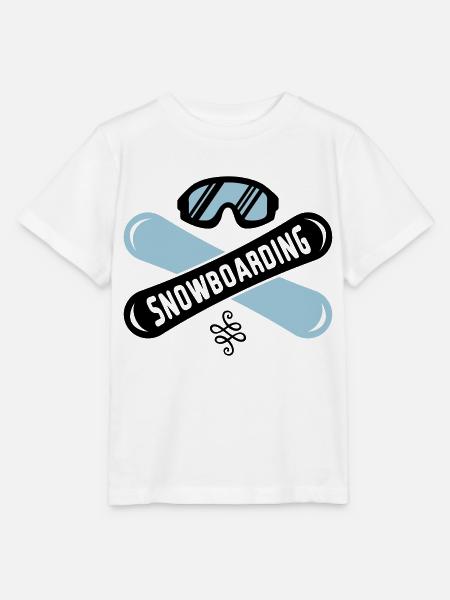 snowboarding boards - Stanley/Stella Kinder T-Shirt MINI CREATOR  - Weiß