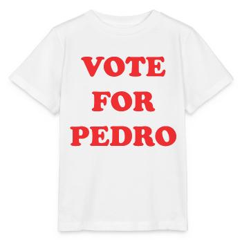 VOTE FOR PEDRO - Stanley/Stella MINI CREATOR Kids’ T-Shirt - white - Front - Maike (125cm)