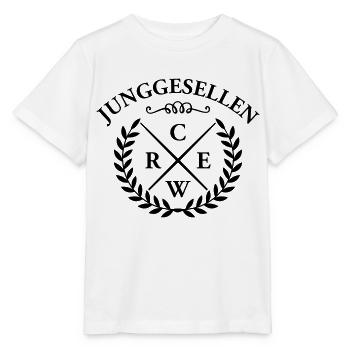 junggesellen crew - Stanley/Stella Kinder T-Shirt MINI CREATOR  - Weiß - Vorne - Maike (125cm)