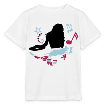 female DJ - Stanley/Stella MINI CREATOR Kids’ T-Shirt - white - Front - Maike (125cm)