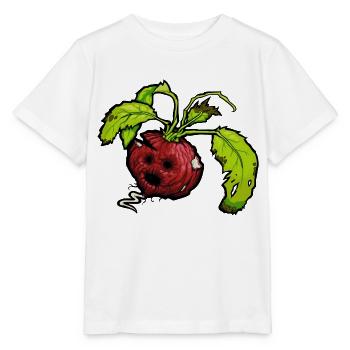 Totes Gemüse - lustiges Radieschen #zerofoodwaste - Stanley/Stella Kinder T-Shirt MINI CREATOR  - Weiß - Vorne - Maike (125cm)