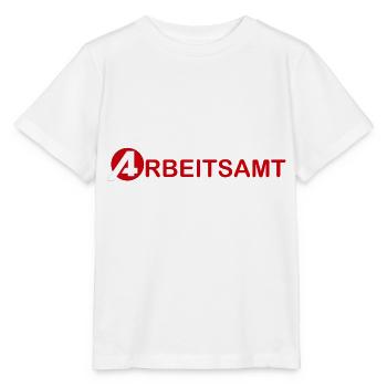 arbeitsamt arbeitslos hartz 4 - Stanley/Stella Kinder T-Shirt MINI CREATOR  - Weiß - Vorne - Maike (125cm)
