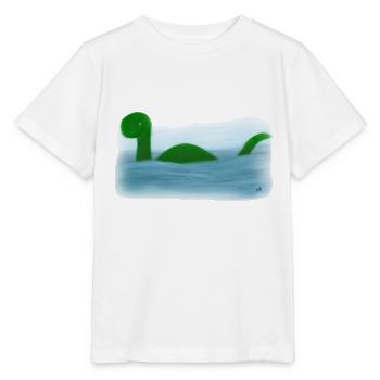 Das Loch Nessie Monster - Stanley/Stella Kinder T-Shirt MINI CREATOR  - Weiß - Vorne - Maike (125cm)