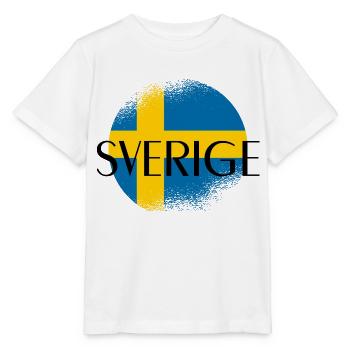 Sweden ,Sverige . Sweden - Stanley/Stella MINI CREATOR Kids’ T-Shirt - white - Front - Maike (125cm)