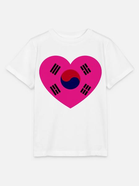 Liebe Korea - Stanley/Stella Kinder T-Shirt MINI CREATOR  - Weiß