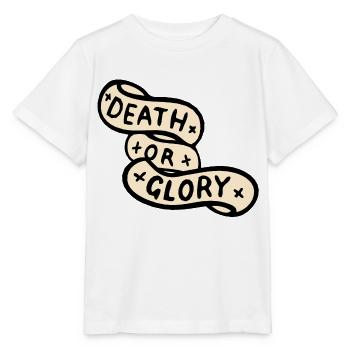 Tod oder Ruhm Banner Zitat - Stanley/Stella Kinder T-Shirt MINI CREATOR  - Weiß - Vorne - Maike (125cm)