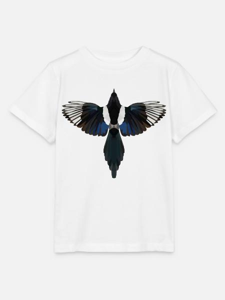 Polyart Elster - Stanley/Stella Kinder T-Shirt MINI CREATOR - Weiß