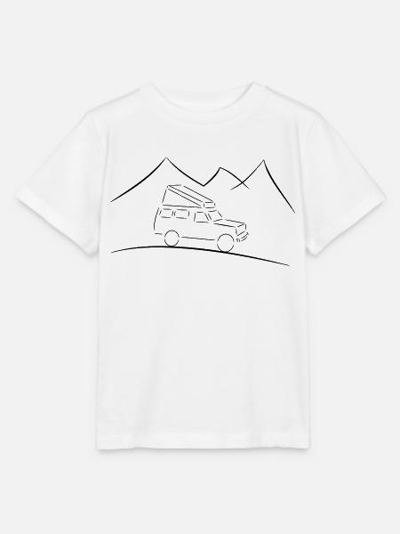 Landcruiser - Stanley/Stella Kinder-T-shirt MINI CREATOR  - wit