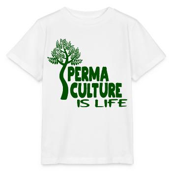 Permaculture Is Life - Stanley/Stella MINI CREATOR Kids’ T-Shirt - white - Front - Maike (125cm)
