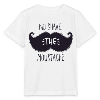 Kein Rasieren des Schnurrbartes - Stanley/Stella Kinder T-Shirt MINI CREATOR  - Weiß - Vorne - Maike (125cm)