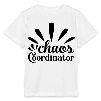 Coordonnatrice du chaos - T-shirt bio MINI CREATOR Stanley/Stella Enfant - blanc - Devant - Maike (125cm)