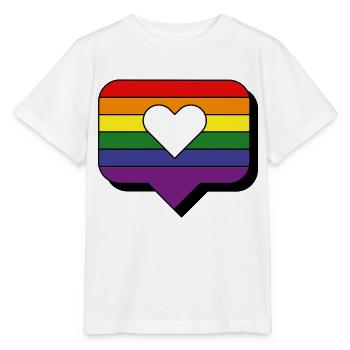 I love Pride - Stanley/Stella Kinder T-Shirt MINI CREATOR  - Weiß - Vorne - Maike (125cm)
