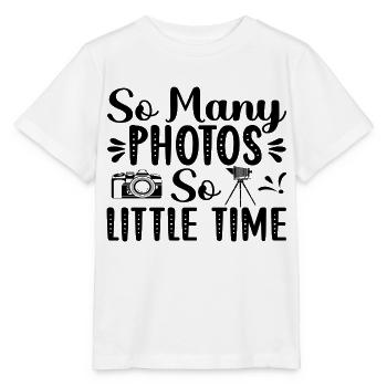 So Many Photos So Little Time - Stanley/Stella MINI CREATOR Kids’ T-Shirt - white - Front - Maike (125cm)