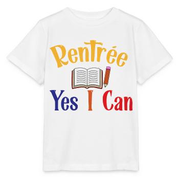 Rentrée scolaire - T-shirt bio MINI CREATOR Stanley/Stella Enfant - blanc - Devant - Maike (125cm)