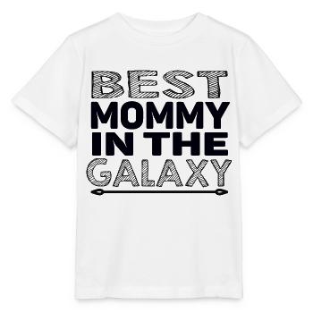 best mommy in the galaxy - T-shirt bio MINI CREATOR Stanley/Stella Enfant - blanc - Devant - Maike (125cm)