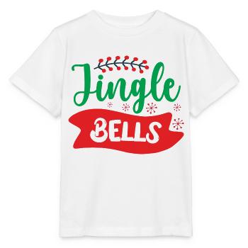 Jingle Bells - Weihnachtshumor - Stanley/Stella Kinder T-Shirt MINI CREATOR  - Weiß - Vorne - Maike (125cm)