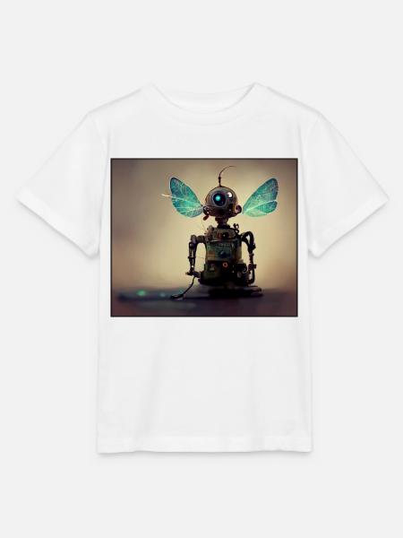 Feenroboter - Stanley/Stella Kinder T-Shirt MINI CREATOR - Weiß
