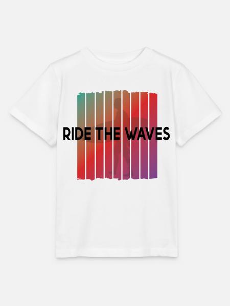 Surfing Surfboard Surfer Geschenksidee - Stanley/Stella Kinder T-Shirt MINI CREATOR - Weiß