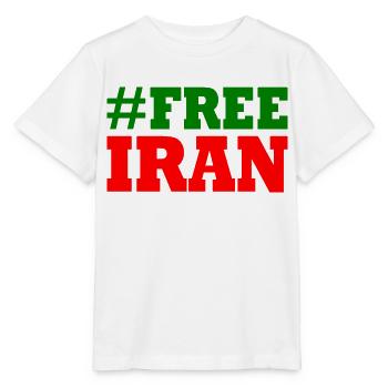 Free iran - Stanley/Stella Kinder T-Shirt MINI CREATOR  - Weiß - Vorne - Maike (125cm)