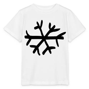 Flocon de neige - T-shirt bio MINI CREATOR Stanley/Stella Enfant - blanc - Devant - Maike (125cm)