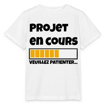 Projet en cours... - T-shirt bio MINI CREATOR Stanley/Stella Enfant - blanc - Devant - Maike (125cm)