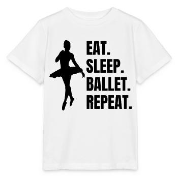 Ballet Gift Dance Dancer Ballerina Dance Class - Stanley/Stella MINI CREATOR Kids’ T-Shirt - white - Front - Maike (125cm)