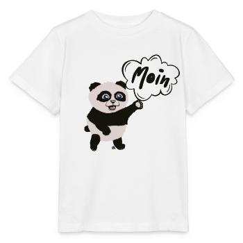 Nature Panda - Stanley/Stella Kinder T-Shirt MINI CREATOR  - Weiß - Vorne - Maike (125cm)