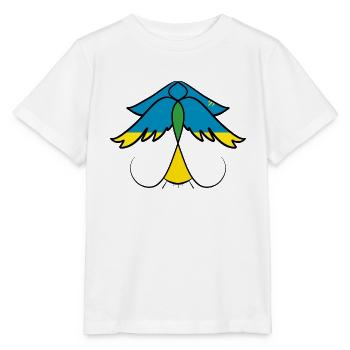 Ange du pardon - T-shirt bio MINI CREATOR Stanley/Stella Enfant - blanc - Devant - Maike (125cm)