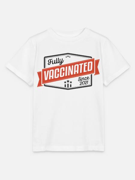 #Vaccinated - Stanley/Stella Kinder T-Shirt MINI CREATOR - Weiß