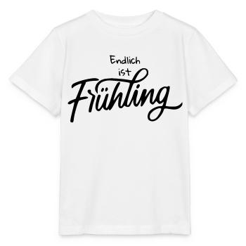 Endlich ist Frühling - Stanley/Stella Kinder T-Shirt MINI CREATOR  - Weiß - Vorne - Maike (125cm)