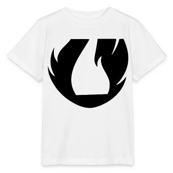kissing flame flame frenzy - Stanley/Stella MINI CREATOR Kids’ T-Shirt - white - Front - Maike (125cm)