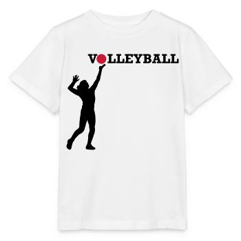 Volleyball - Stanley/Stella Kinder T-Shirt MINI CREATOR  - Weiß - Vorne - Maike (125cm)