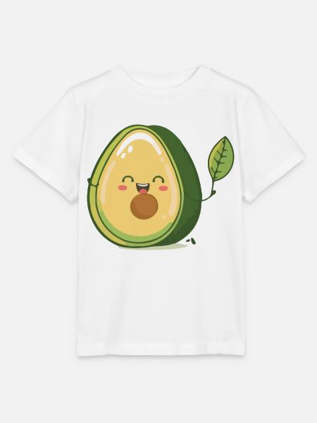 Die leckere Avocado - Stanley/Stella Kinder T-Shirt MINI CREATOR  - Weiß