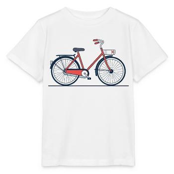 Classic bike - Stanley/Stella MINI CREATOR Kids’ T-Shirt - white - Front - Maike (125cm)