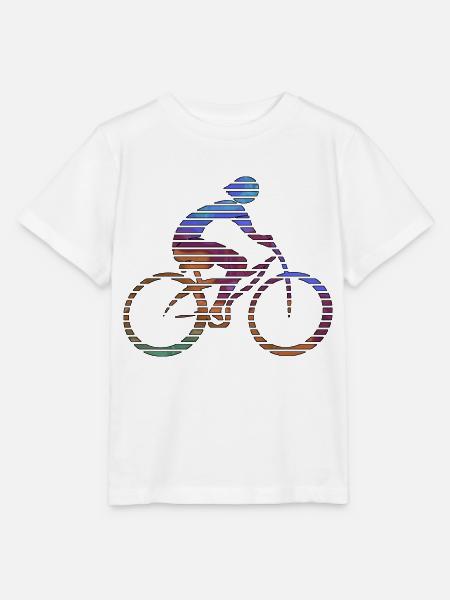 Radfahrer - Stanley/Stella Kinder T-Shirt MINI CREATOR  - Weiß