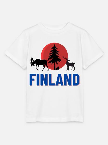 FINNLAND - Stanley/Stella Kinder T-Shirt MINI CREATOR - Weiß
