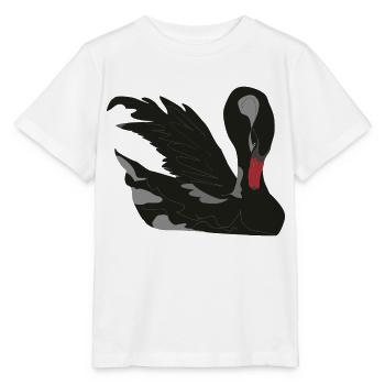 cygne noir - T-shirt bio MINI CREATOR Stanley/Stella Enfant - blanc - Devant - Maike (125cm)