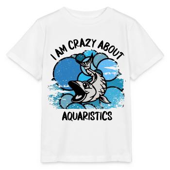 Aquarium Aquarists Fish Ornamental fish Aquaristics - Stanley/Stella MINI CREATOR Kids’ T-Shirt - white - Front - Maike (125cm)