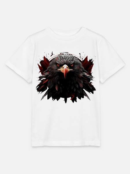 Adler Adlerkopf Steinadler Design - Stanley/Stella Kinder T-Shirt MINI CREATOR - Weiß