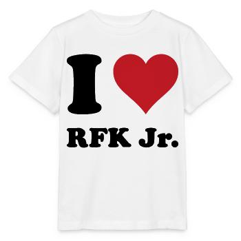 I Coeur RFK JR - T-shirt bio MINI CREATOR Stanley/Stella Enfant - blanc - Devant - Maike (125cm)