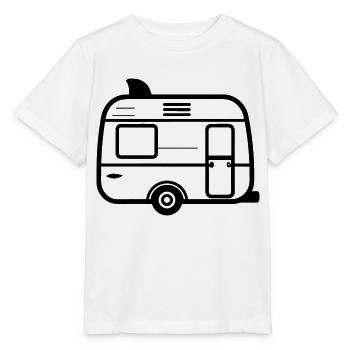 Small caravan - Stanley/Stella MINI CREATOR Kids’ T-Shirt - white - Front - Maike (125cm)