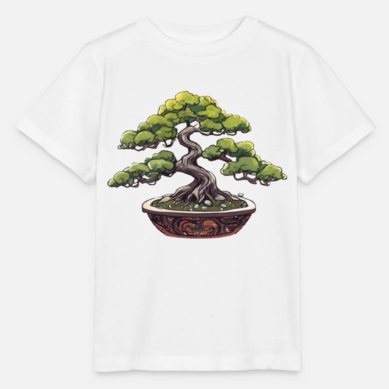 Bonsaï - T-shirt bio MINI CREATOR Stanley/Stella Enfant - blanc