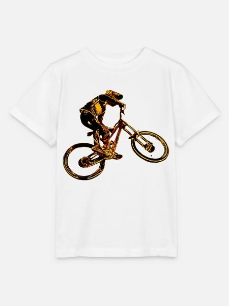 Downhill-Mountainbiken - Stanley/Stella Kinder T-Shirt MINI CREATOR - Weiß