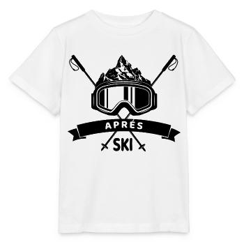 Ski fahren Ski Motiv für Schi Fahrer Schifahrer - Stanley/Stella Kinder T-Shirt MINI CREATOR  - Weiß - Vorne - Maike (125cm)