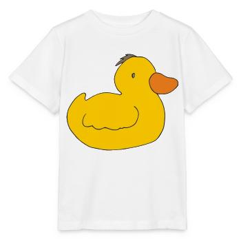 ente entchen - Stanley/Stella Kinder T-Shirt MINI CREATOR  - Weiß - Vorne - Maike (125cm)